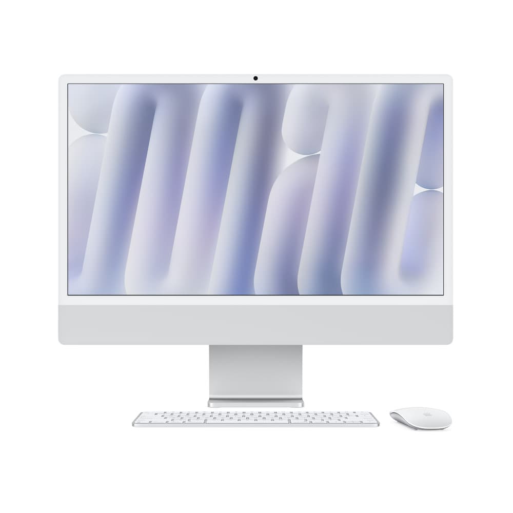 iMac Ret 4.5K 24 M4 10C GPU 10C 24GB RAM 512GB plata - Imagen 1
